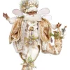 15" African American White Christmas Fairy, Medium - Mark Roberts