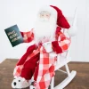 16” Bedtime Sitting Santa in Pajamas