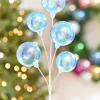 15" Blue Iridescent Ball Pick