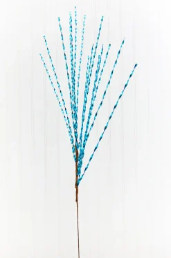 32" Blue Twisted Grass Spray