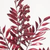30" Burgundy Metallic Pepperberry Stem