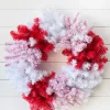 30" Caprico Red/White Wreath