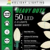 C9 Faceted Warm White 50 LED Light Set