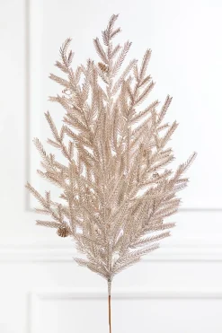 32" Champagne Metallic Pine Spray