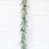6' Christmas Frosted Arrowhead Garland