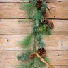 6’ Christmas Pine & Antler Garland