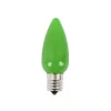 C9 Platinum Elite LED SMD Bulb (25 bulbs/bag) - Frosted, Green