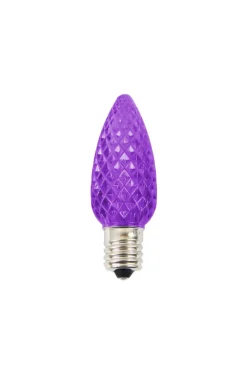 C9 Platinum Elite LED SMD Bulb (25 bulbs/bag) - Faceted, Purple