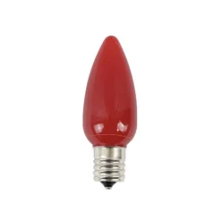 C9 Platinum Elite LED SMD Bulb (25 bulbs/bag) - Frosted, Red