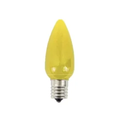 C9 Platinum Elite LED SMD Bulb (25 bulbs/bag) - Frosted, Yellow