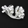 C9 Socket Cord White - 25' 12" Spacing