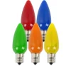 C9 Wonderful LED SMD Bulb (25 bulbs/bag) - Frosted, Multi