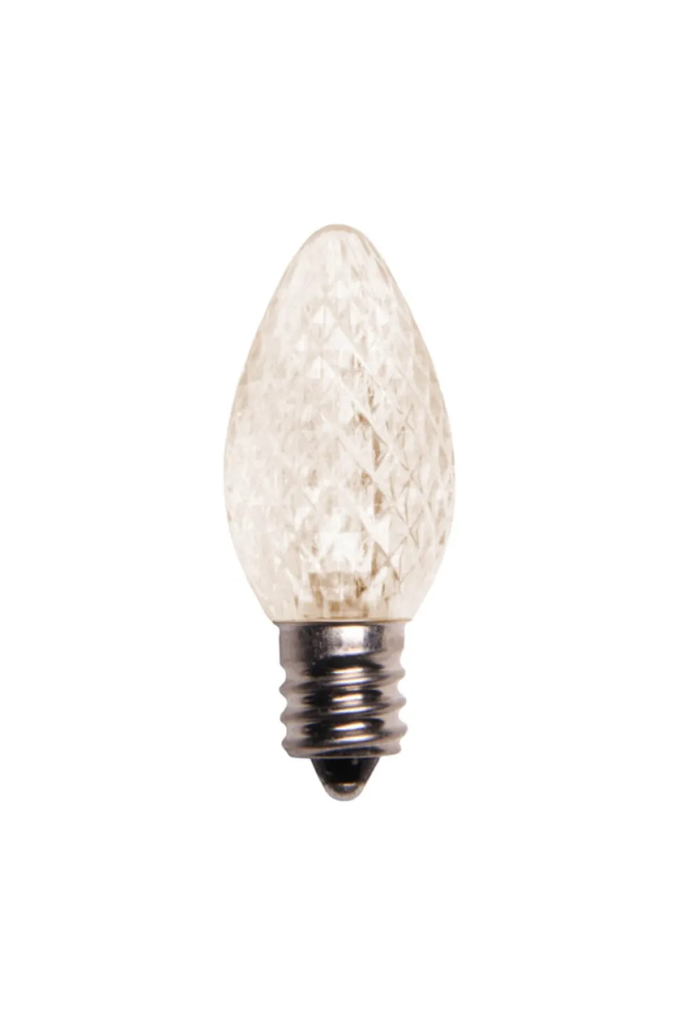 C7 Wonderful LED SMD Bulbs (25 bulbs/bag) - Faceted, Warm White