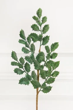 23" Dark Green Shimmer Metallic Holly