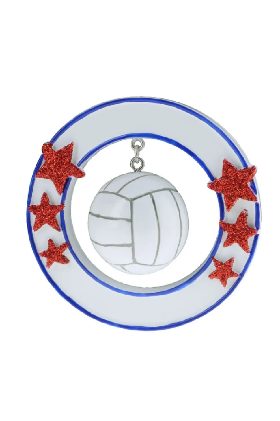 3D Volleyball Personalizable Ornament
