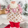 11" Fabric Holiday Santa
