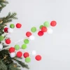 28” Felt Ball Spray - Red/White/Green