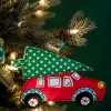 4.5" Felt Car Christmas Ornaments