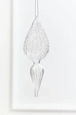 7.5" - 8" Finial Glass Ornament