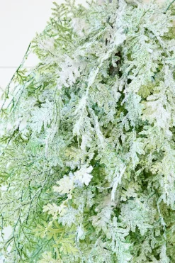 36" Frosted Fern Swag