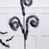30” Furry Spiral Curly Spray - Black/White