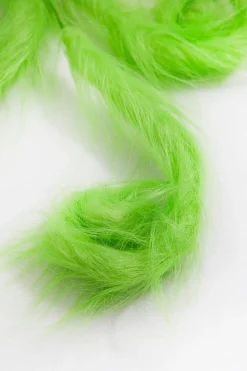 30” Furry Spiral Curly Spray - Green
