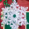4' Giant Crystal Snowflake