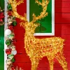 6' Giant Golden Reindeer