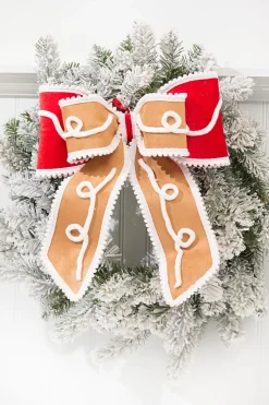 12" Gingerbread Bow