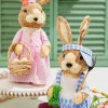 12.5" Gingham Bunny with Eggs