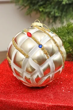 4” Glass Ball Ornament