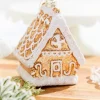 4.5" Glass Gingerbread House Ornament