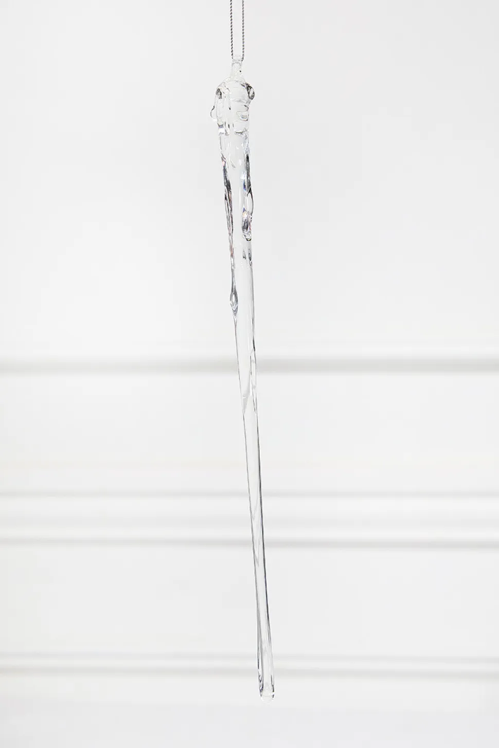 Glass Icicle Ornament