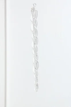 12.5" Glass Icicle Ornament