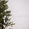 33” Glitter Berry Spray - White