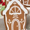 8" Glitter Gingerbread House Ornament