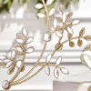 8.5" Glitter Jewel Flower Branch Ornament