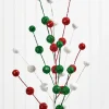 32" Glitter/Mica Ball Spray - Red/Green/White