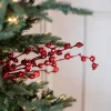 30” Glitter Mini Pomegranate Spray - Red