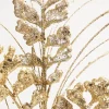 29" Glitter/Sequin Forest Fern Spray - Champagne