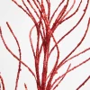 47” Glitter Sequin Wispy Willow Christmas Spray - Red