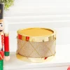 7" Gold Glitter Drum