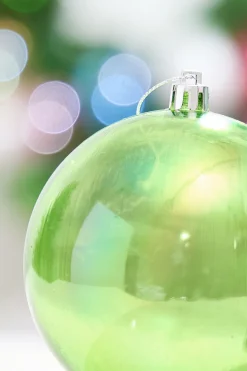 4" Green Iridescent Ball Ornament