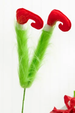 23" Green Monster Leg Spray