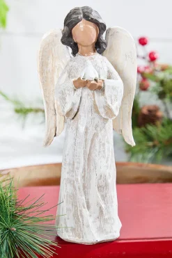 6.75"H, 9"H Resin Angel