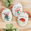 4.5" Holiday Resin Disc Ornament