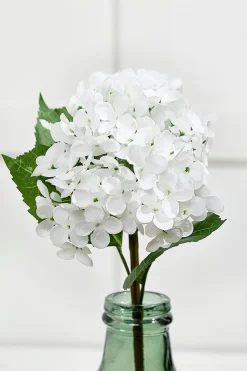 22" Hydrangea Spray - White