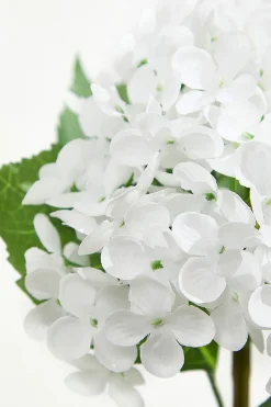 22" Hydrangea Spray - White