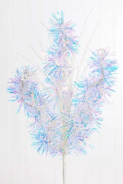 21.5" Iridescent Grass Spray