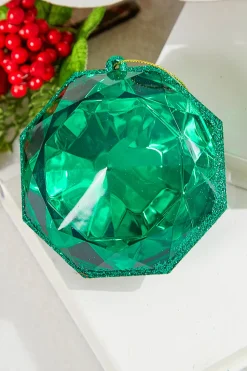 4"-5" Jewel Ornament - Green